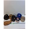 Image 1 : (7) Alcohol Baseball Hats & Vintage Water Canteen