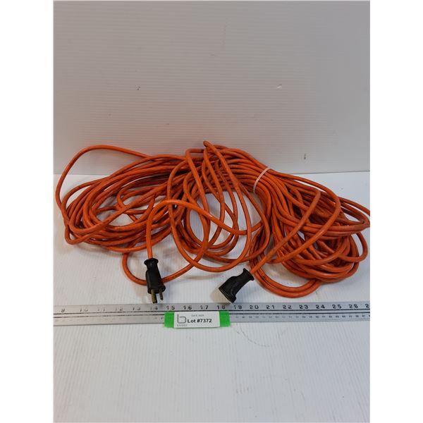 Orange Electrical Extension Cord - Approx 25Ft
