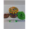 Image 1 : Marble Mania Tin w/Marbles & (2) Marbles Bags