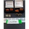 Image 1 : (4) Sets of Mens Cuff Links - Assorted
