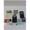 Image 1 : Calculators, Energizer Battery Pack, (2) Tape Recorders & Eight mm Around the World Video