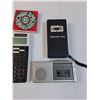 Image 3 : Calculators, Energizer Battery Pack, (2) Tape Recorders & Eight mm Around the World Video