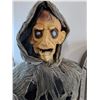 Image 2 : Halloween Animatronic "Creepy Caretaker" Decor - Battery Operated - Untested - Missing Footpad