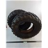 Image 1 : (2) Red Eagle Duro AT25x8-12 Quad Tires - 22" Dia - Pickup Only