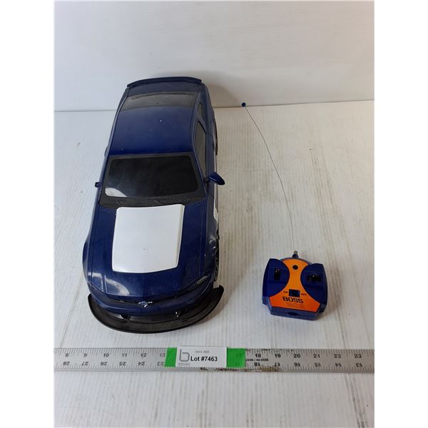 Boss 302 RC Car 18.5" & Remote- Powers On, As Is