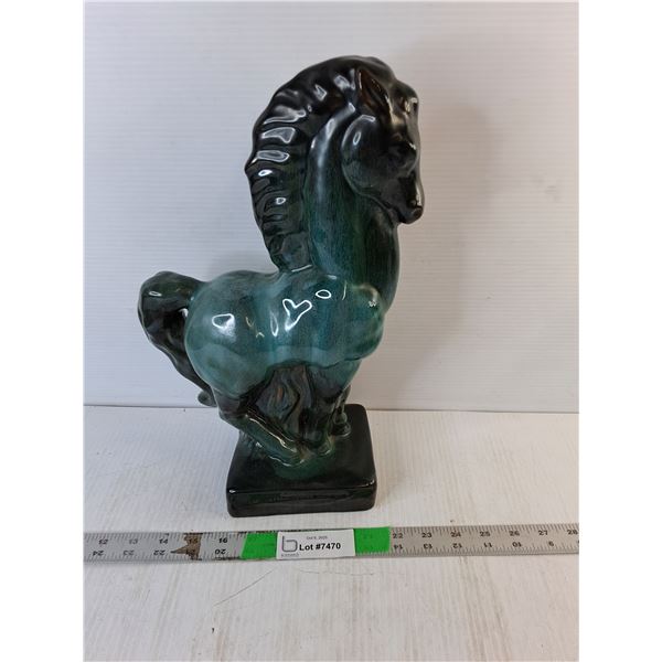Ceramic Horse Figurine 14.5" Tall