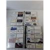 Image 3 : (2) Binders of Business Cards, Pens, Approx. (27) Pairs of Polyester Gloves- L