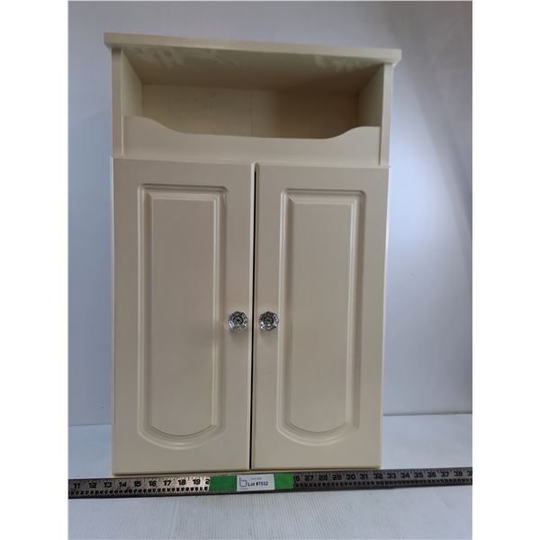 Wooden Medicine Cabinet 19x8x31"