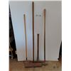 Image 1 : ** Metal Rake, Weeder, Pick, Hoe - Pickup Only