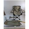 Image 1 : Child's Foldable Armchair w/Tote, Hand Rake, 38" Grass Whip - Pickup Only