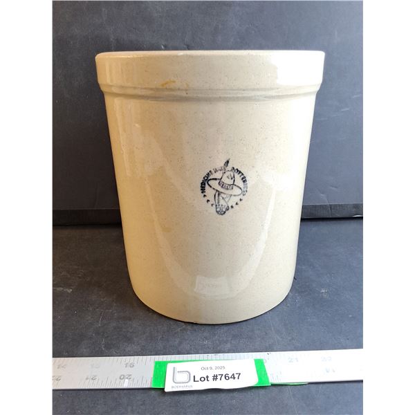 Vintage Stoneware Crock From Medicine Hat Potteries