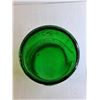 Image 3 : Green Glass Peanut Jar (10" High)