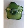 Image 2 : Green Decorative Glass Bowl "15"