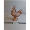 Image 1 : Glass Rooster On A Nest (8 1/2'" High)