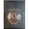 Image 2 : Madrid Pink Glass Covered Butter/ Candy Dish (6 5/8" Across)