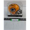 Image 1 : Riddell NFL Mini Helmet Green Bay Packers "Brett Favre" - Appears NIB