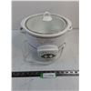 Image 1 : Rival Stoneware Crock Pot - Powers On - 11" Dia