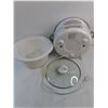Image 3 : Rival Stoneware Crock Pot - Powers On - 11" Dia