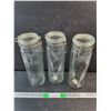 Image 1 : (3) Kitchen Storage Jars 13" x 3"