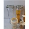 Image 3 : Kitchen Storage Jars, Fruit Chopper, Lidded Butter Dish, Plastic Cup