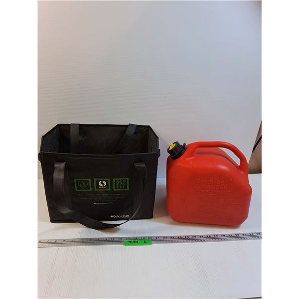 Gasoline Can (10L) & Safeway Shopping Bag