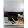 Image 1 : (2) RCA Surround Speakers, Heat Blanket - Powers On, Parts Bin, Cases, PC DVD's, Misc.