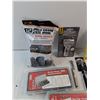 Image 2 : Multi Grade Steel Wool, Ice Scraper, Drain Snake, Snap Ring Assortment, Nut Driver, Misc