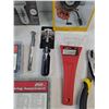 Image 4 : Multi Grade Steel Wool, Ice Scraper, Drain Snake, Snap Ring Assortment, Nut Driver, Misc