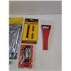 Image 4 : Flare Nut Wrenches, LED Trouble Light, Ice Scraper, Hex Key Set, Tire Pressure Gauge, Misc