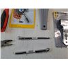 Image 7 : Dual Head Tire Chuck, Ice Scraper, Titan Pliers, Snap Ring Assortment, Ceramic Magnets, Misc