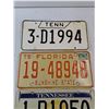 Image 2 : Tennessee & Florida License Plates