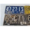 Image 2 : (4) Alberta License Plates