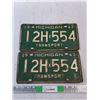 Image 1 : 1963 Michigan License Plates