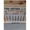 Image 2 : Vintage Wilton Motors Wild West 1984 Calendar 31" x 38"