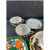 Image 2 : Ceramic Tea Cups, Saucers, Dessert Plates, Serving Plate