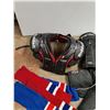 Image 4 : *Jerseys, Hockey Pants, Shoulder Pads, Montreal Canadians Sleeves - Size L - PICK UP
