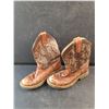 Image 2 : Kids Leather Cowboy Boots - Size 9"