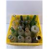 Image 2 : Milk Crate, (12) Empty Wine Bottles - Cannot Ship