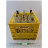 Image 1 : *Milk Crate, (9) Empty Wine Bottles - Cannot Ship