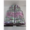 Image 1 : Kids Joe Fresh XL/14 Pink/Silver Shimmer Puffer Vest