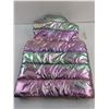 Image 3 : Kids Joe Fresh XL/14 Pink/Silver Shimmer Puffer Vest