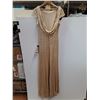 Image 2 : * Sorella Vita #8718 Metallic Gold Sequin Gown - Size 12