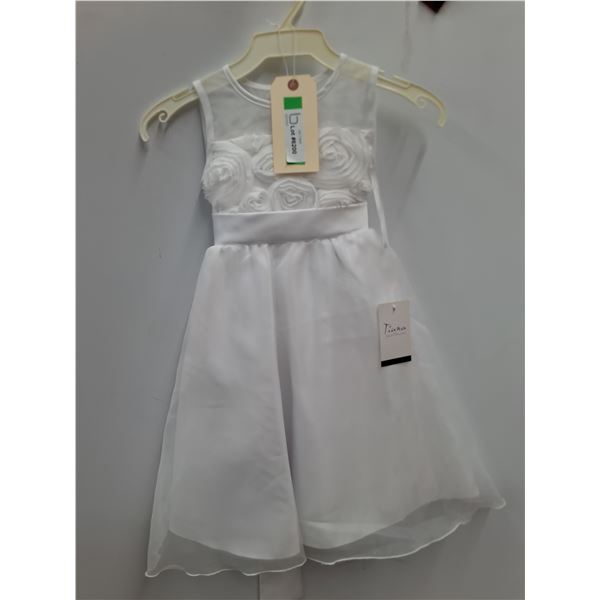 * Tiana Special Occasion #R659 White Girl's Dress - Size 2