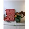 Image 1 : Milwaukee Tool Case, (2) Wicker Containers, Fertilizer Spreader
