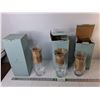 Image 1 : (3) Party Lite Votive Sets Up to 11.5", NIB