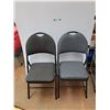 Image 1 : *(2) Metal Folding Cushioned Chairs, Cannot Ship