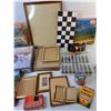 Image 2 : (4) Puzzles, Chess Pieces, Photo Frames, Tote - PICK UP