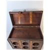 Image 2 : Wooden Suitcase Wine Rack 12.5" Tall & Corkscrews