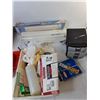 Image 2 : Fluorescent Light- Powers On, Paraffin Wax, Cleaning Organizer, Misc.
