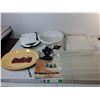 Image 1 : Waffle Maker- Powers On, Beer Bottle Caps, Mouse Pad, Misc. - PICK UP